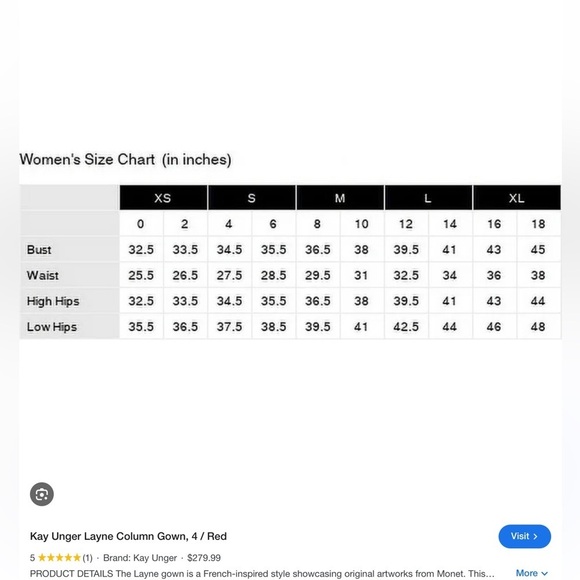 Kay Unger Vintage ( 90’s ) Red Cocktail Dress - Picture 13 of 13